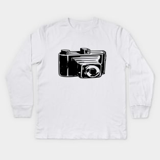 Vintage Camera Kids Long Sleeve T-Shirt